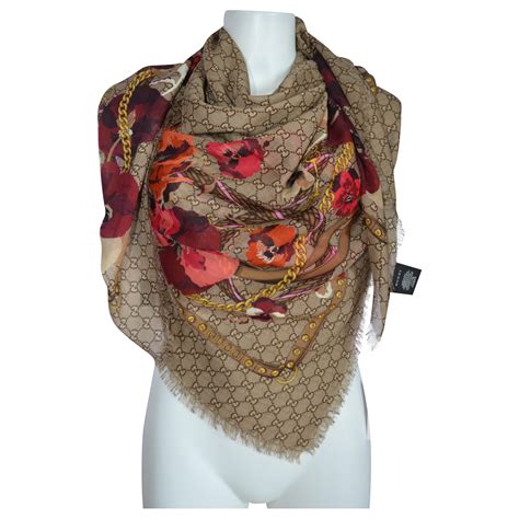 gucci bloom scarf|gucci head scarf women.